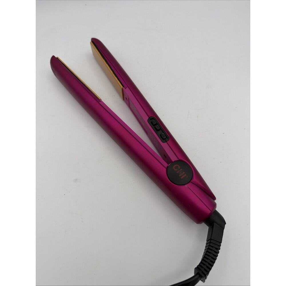 Chi Air Expert Flat Iron Tourmaline Ceramic Hairstyling 1" Fuchsia Frenzy Pink
